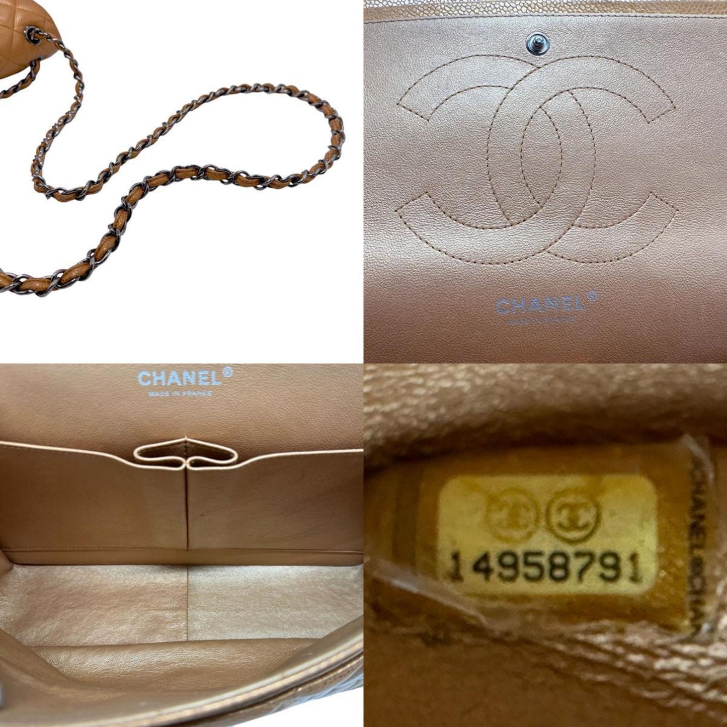 Chanel Classic Double Flap Bag Aged Calfskin