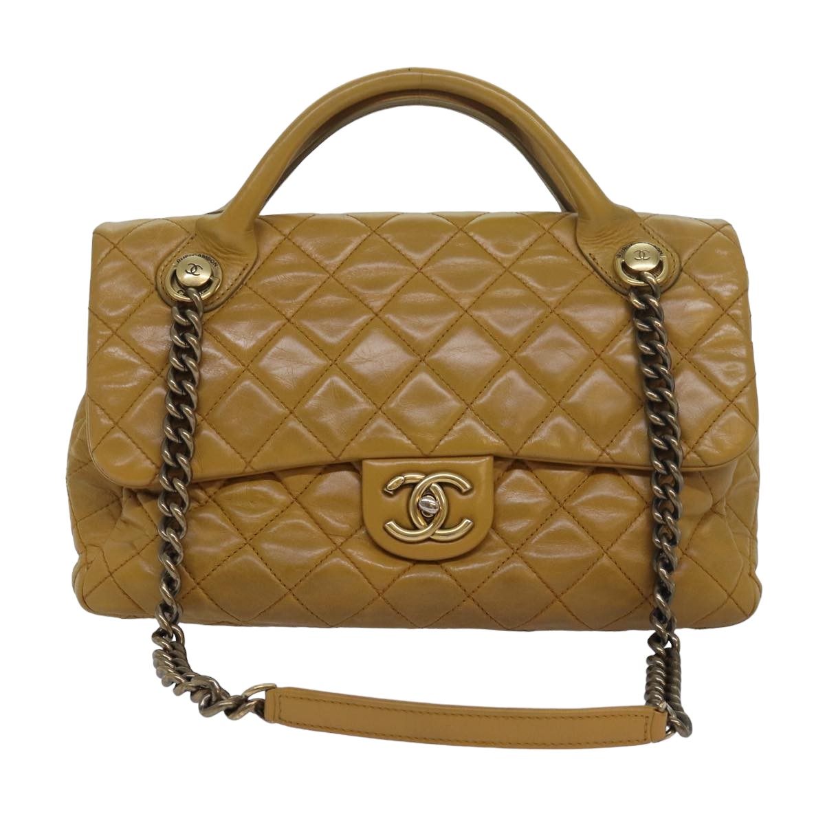 Chanel Quilted Chevron Flap Bag Classic Style