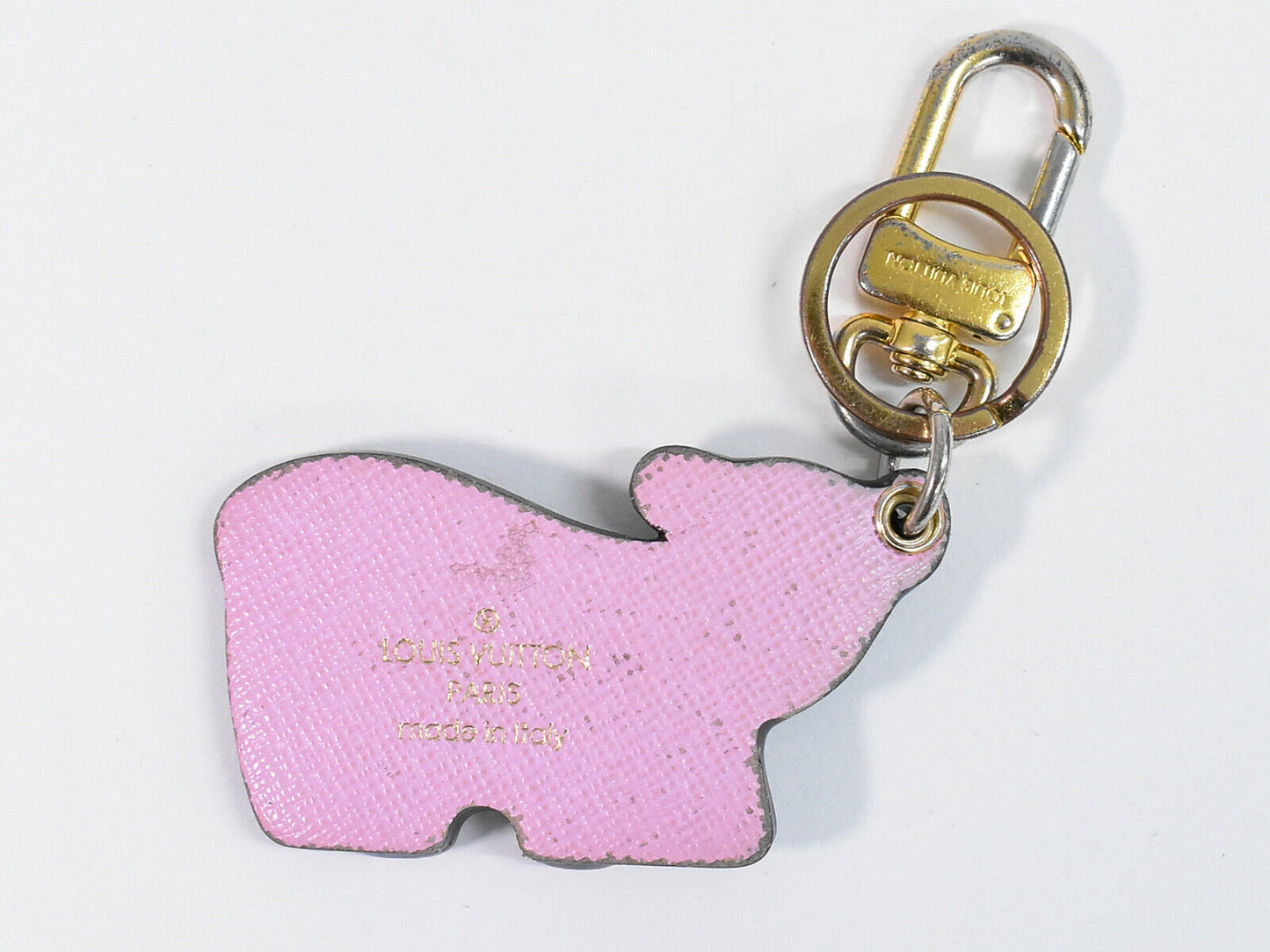 Bear Keychain Monogram Style