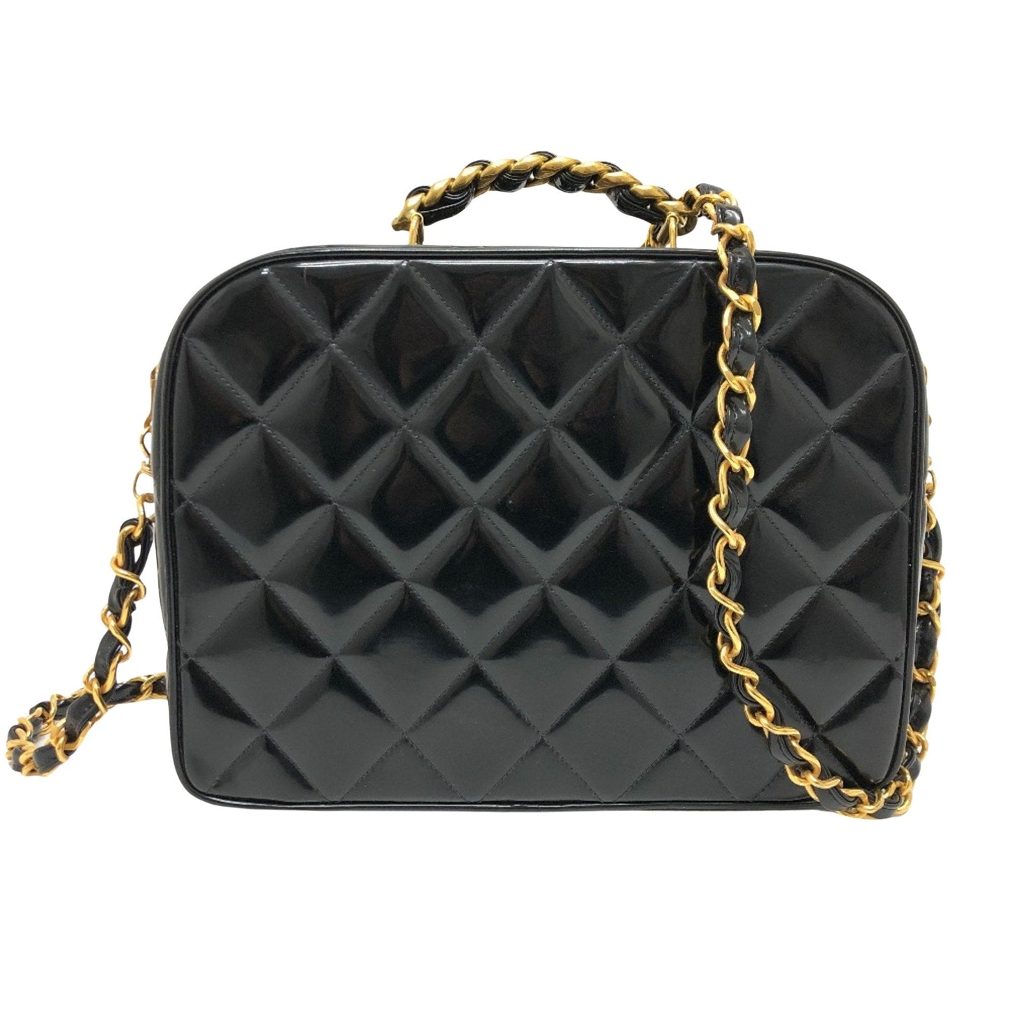 Chanel Classic Flap Patent Leather Bag