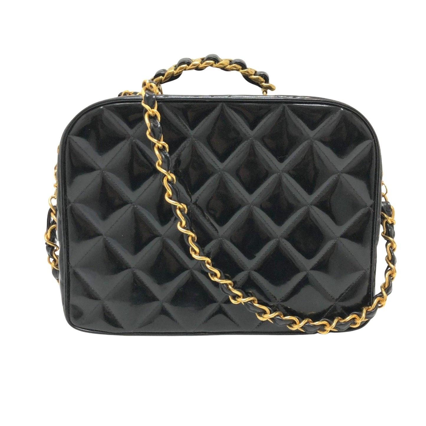 Chanel Classic Flap Patent Leather Bag