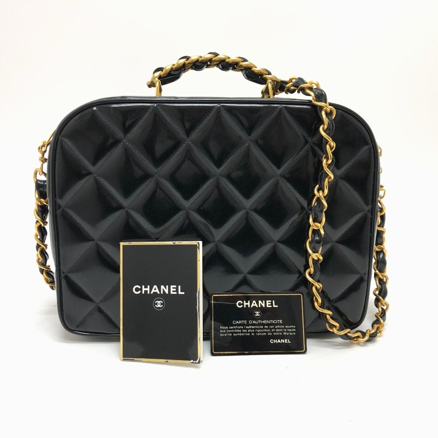 Chanel Classic Flap Patent Leather Bag
