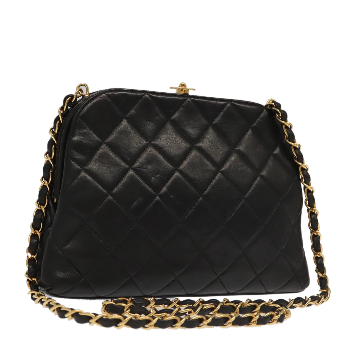 Chanel Vintage Quilted Leather Shoulder Bag