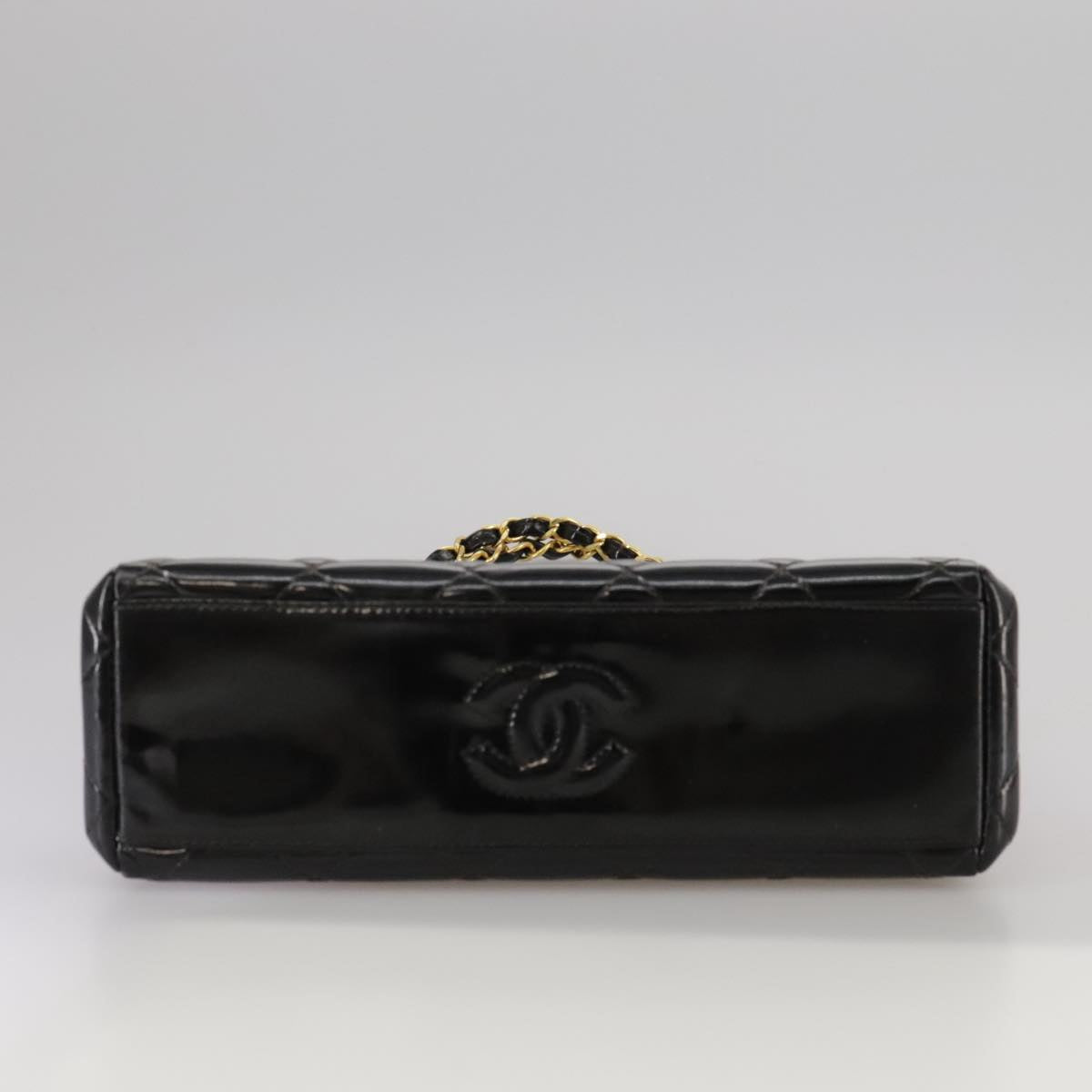 Chanel Vintage Patent Leather Quilted Bag