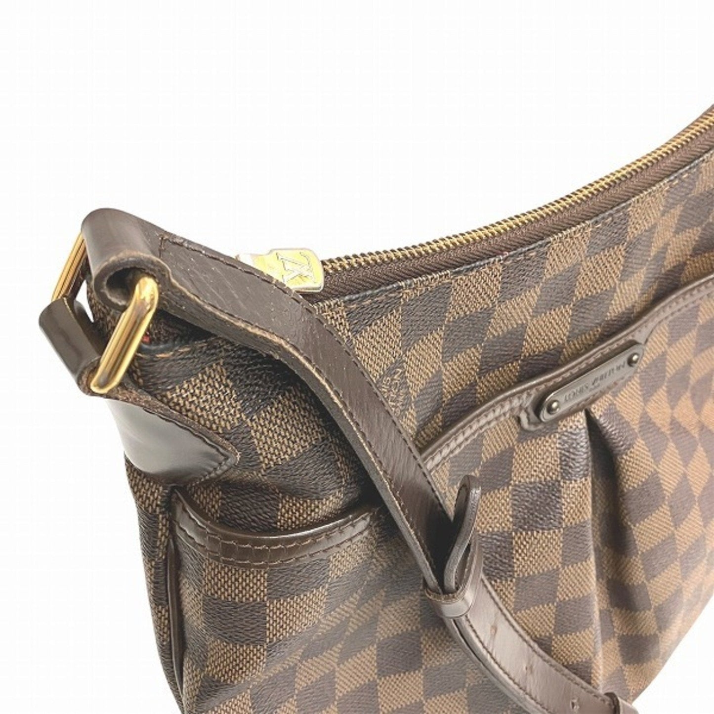 Eva Damier Azur Canvas Shoulder Bag