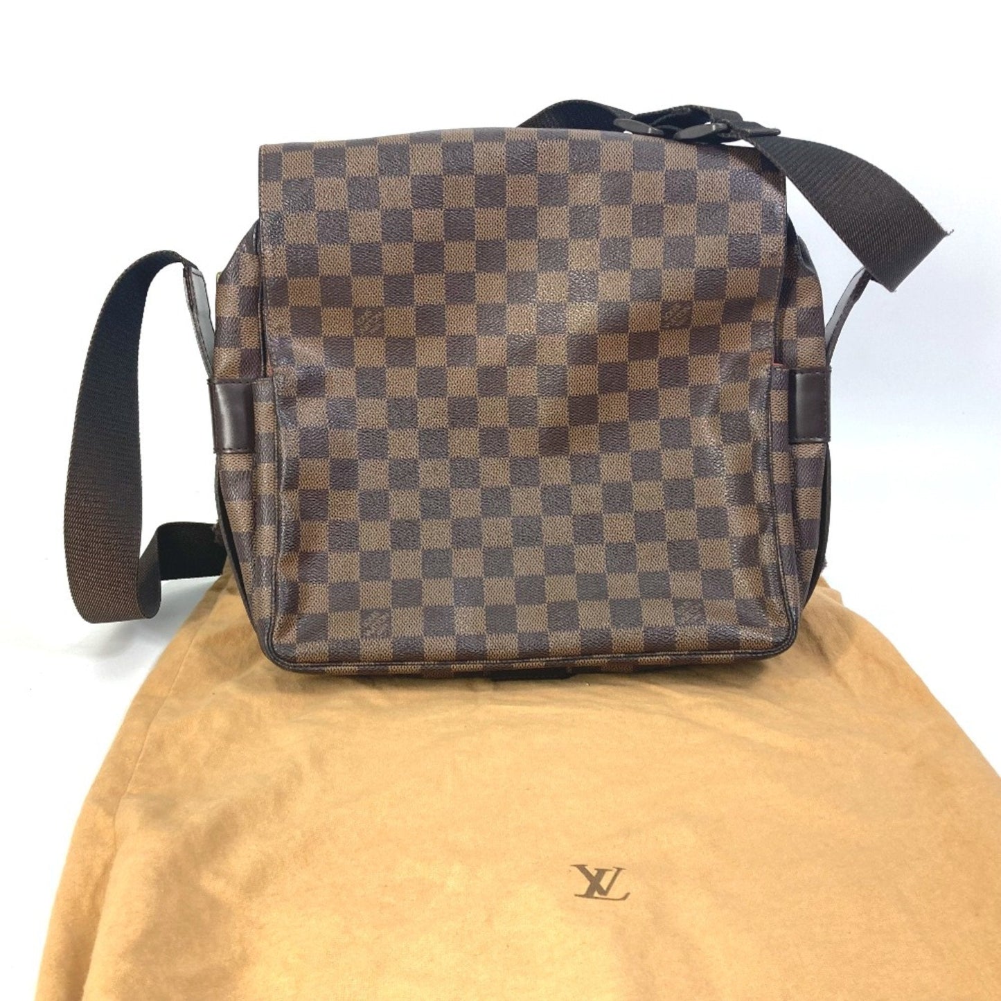 Damier Azur Canvas James Shoulder Bag