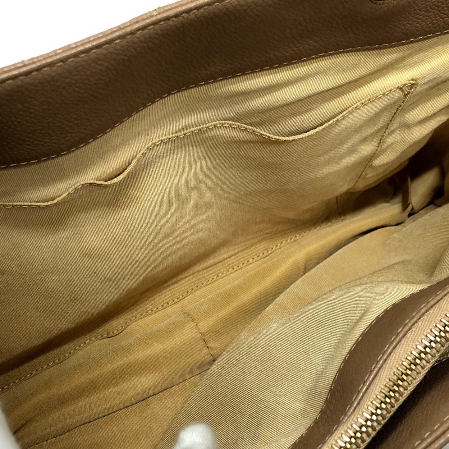 Chanel Classic Jumbo Tote Bag Beige Quilted Leather