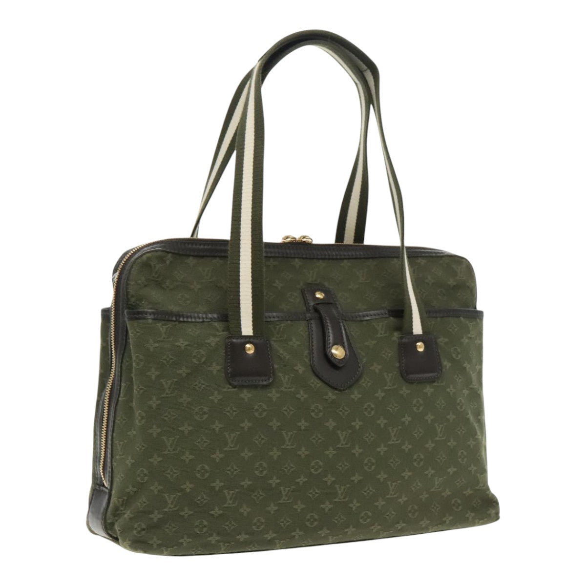 Monogram Canvas Pochette Olive Green