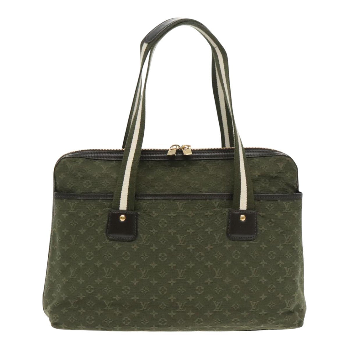 Monogram Canvas Pochette Olive Green