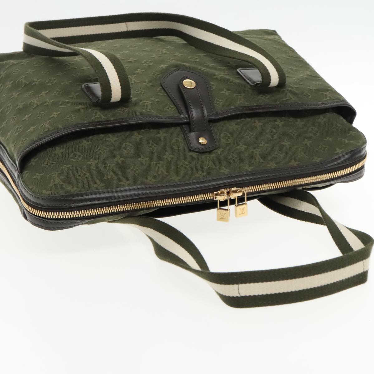 Monogram Canvas Pochette Olive Green