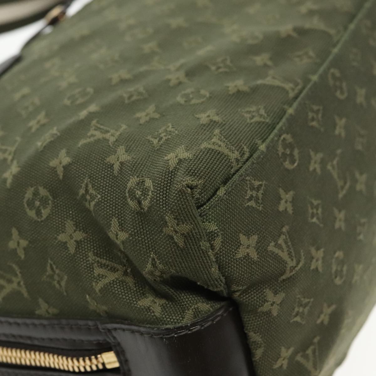 Monogram Canvas Pochette Olive Green