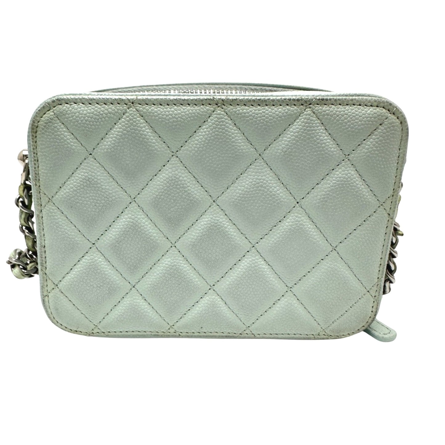 Chanel Boy Chain Bag Light Green A67086