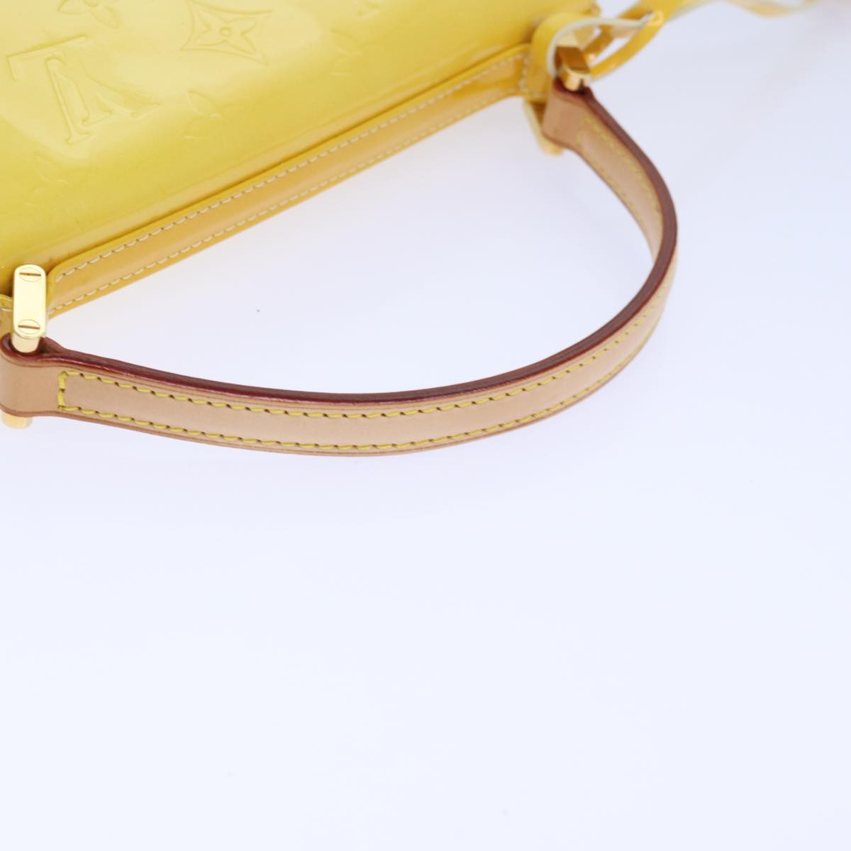 Lockit Patent Leather Handbag Yellow