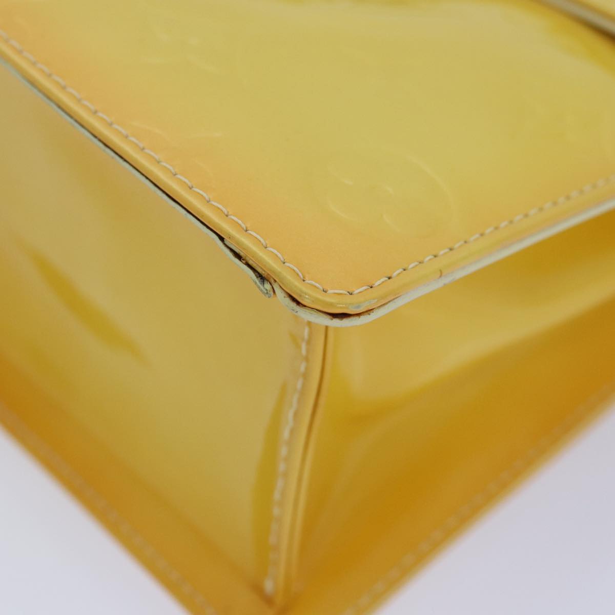 Lockit Patent Leather Handbag Yellow