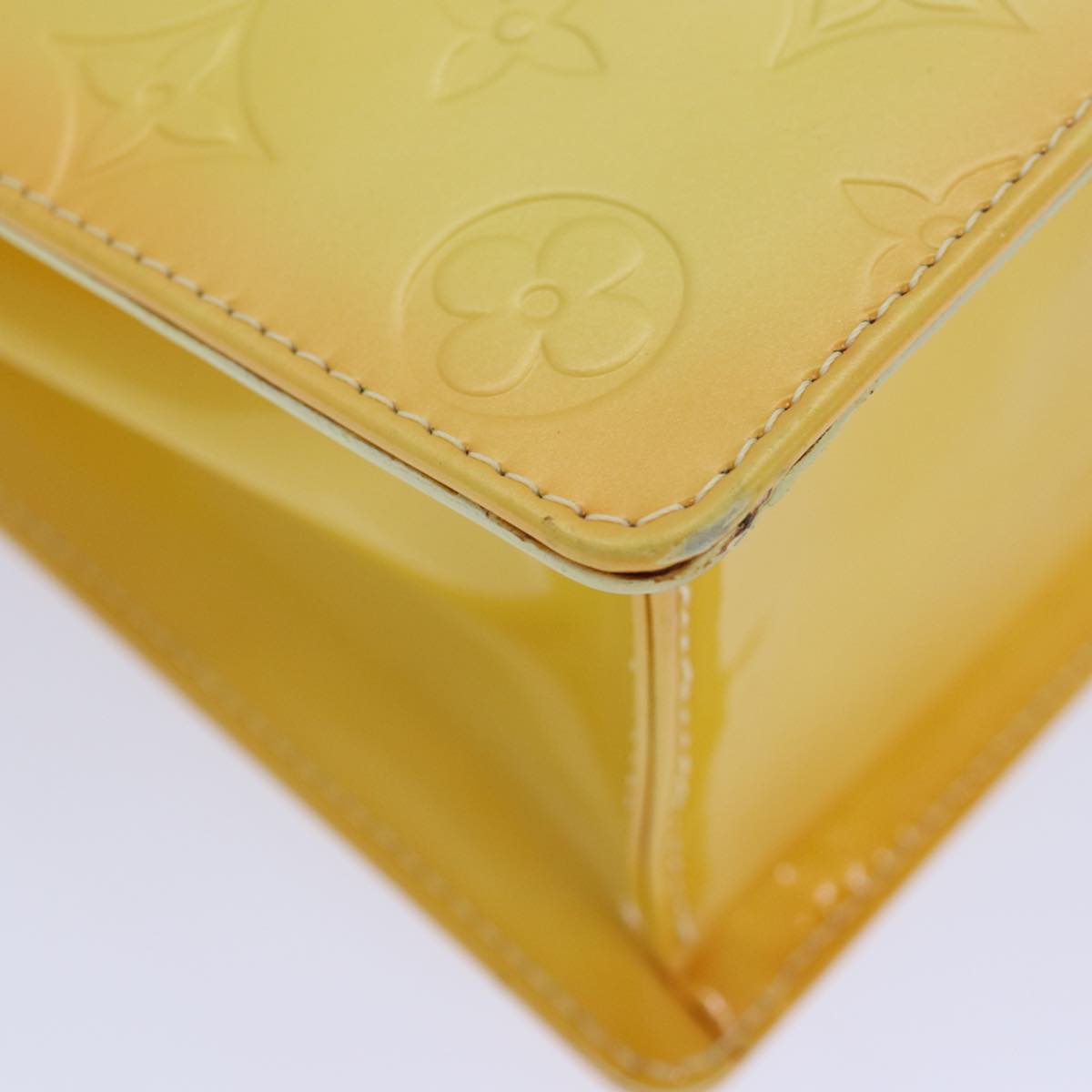 Lockit Patent Leather Handbag Yellow