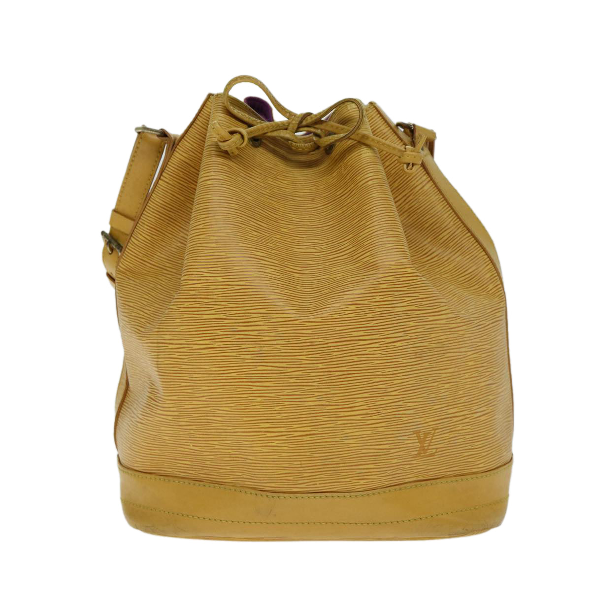 Noe Bucket Bag Yellow Leather