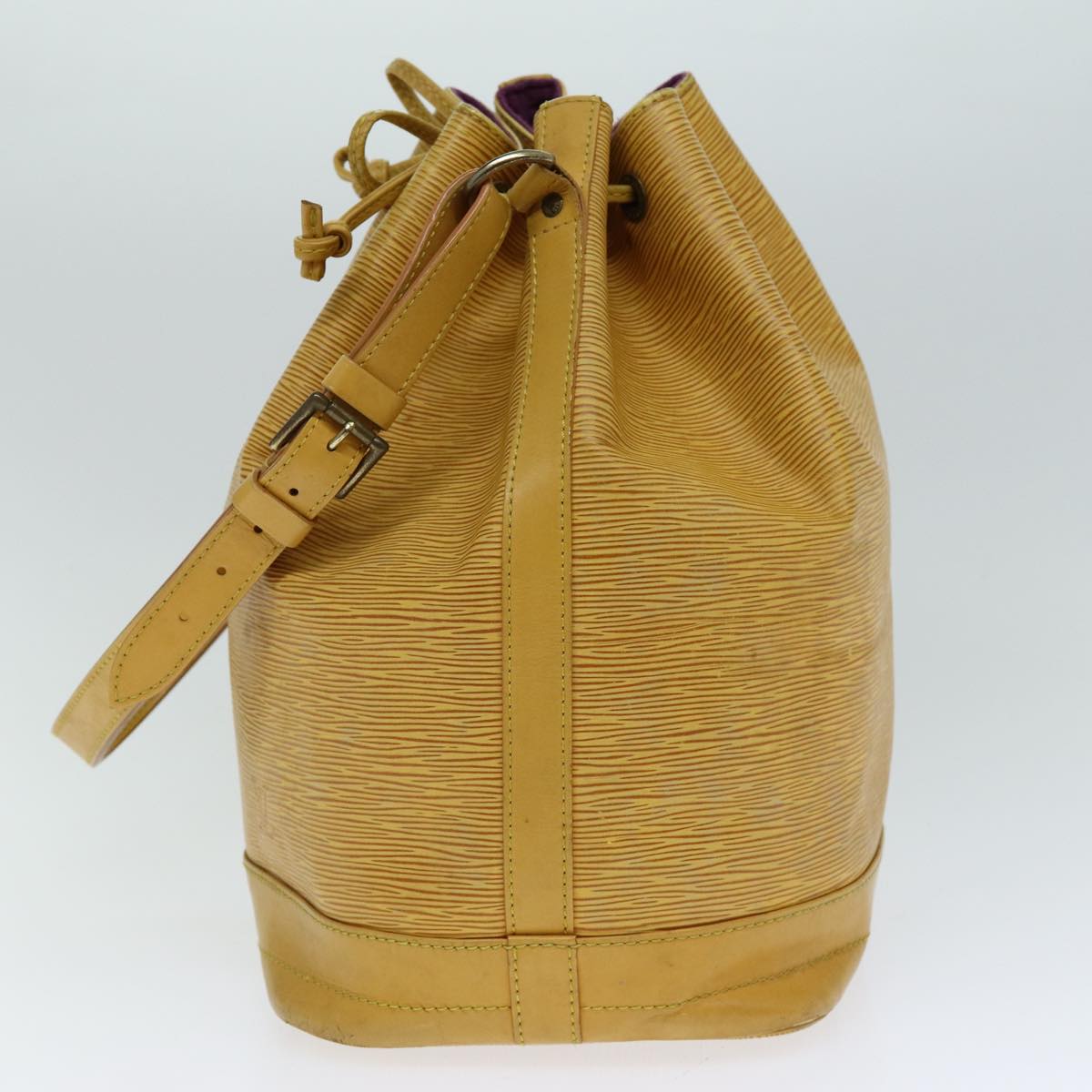 Noe Bucket Bag Yellow Leather
