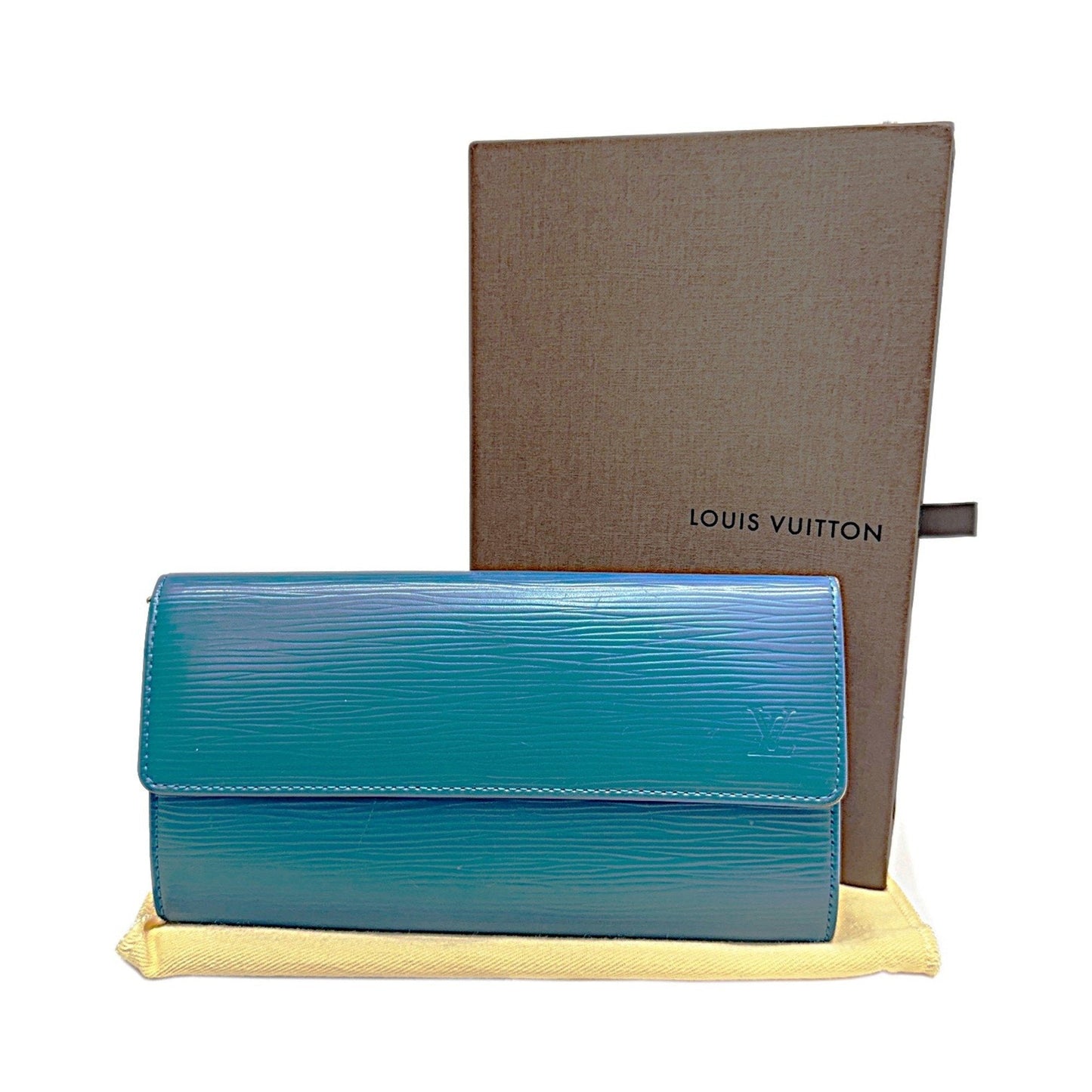 Luxury Leather Wallet with Slightly Rubbed Finish