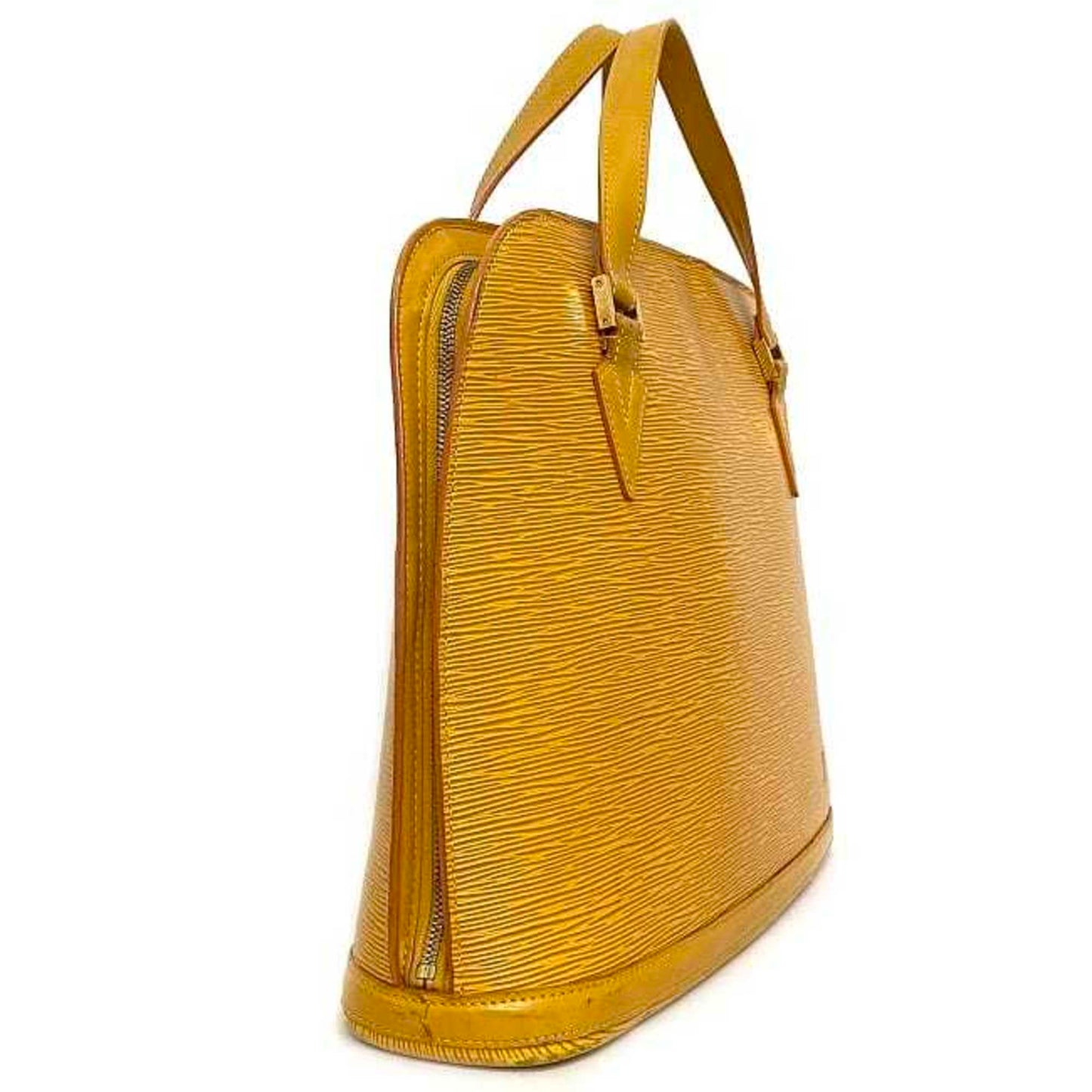 Leather Lussac Tote Bag with Top Handle