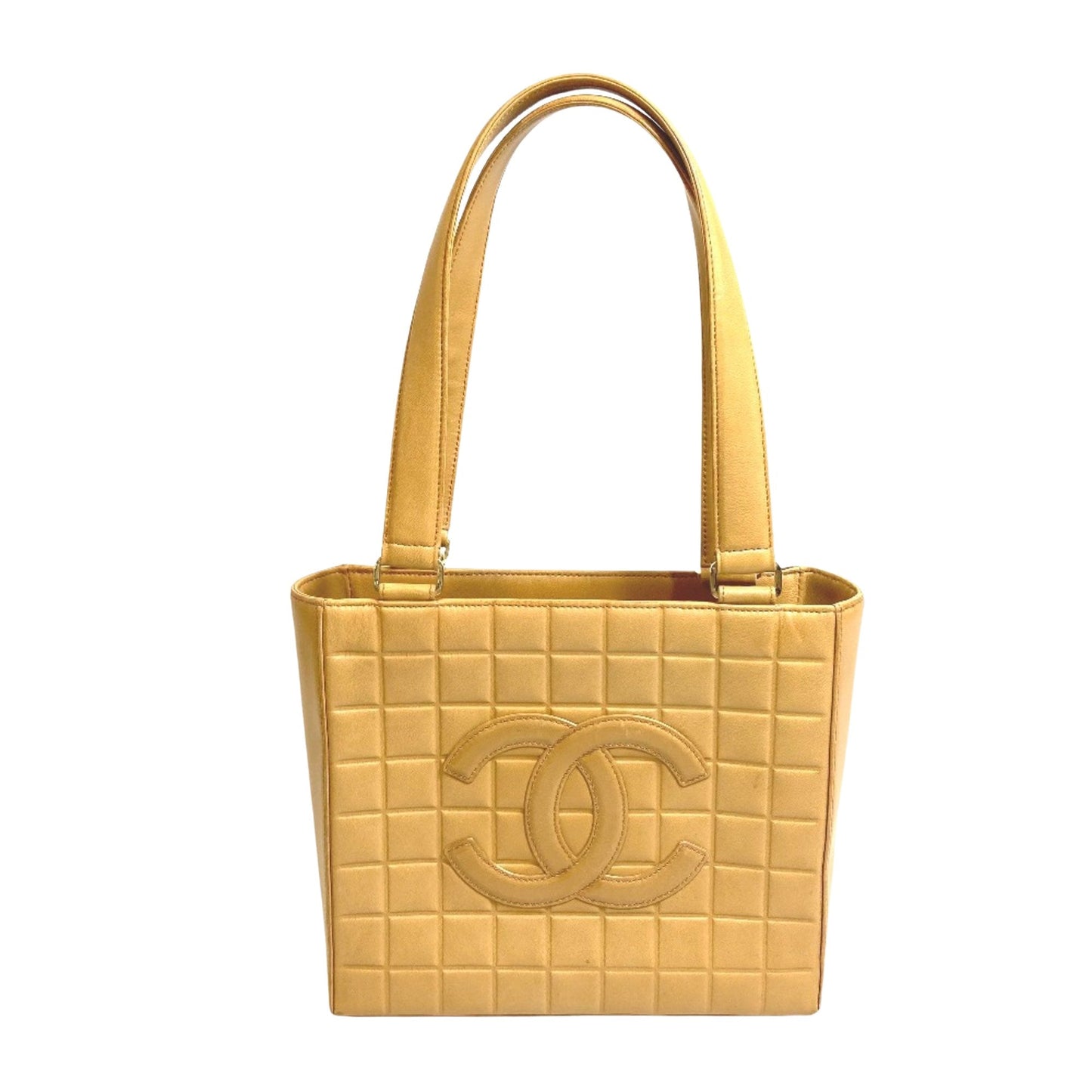 Chanel Quilted Tote Bag Beige