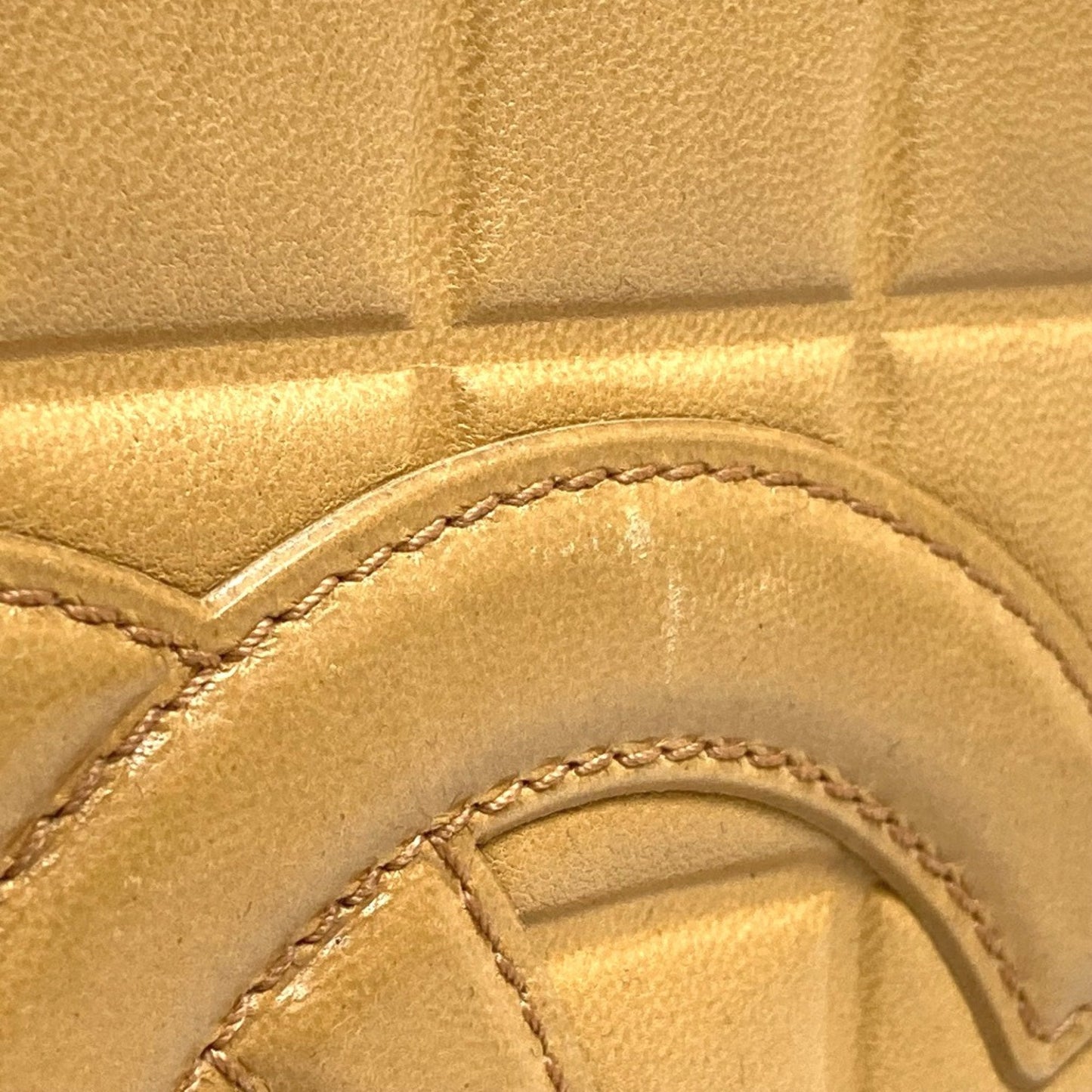 Chanel Quilted Tote Bag Beige