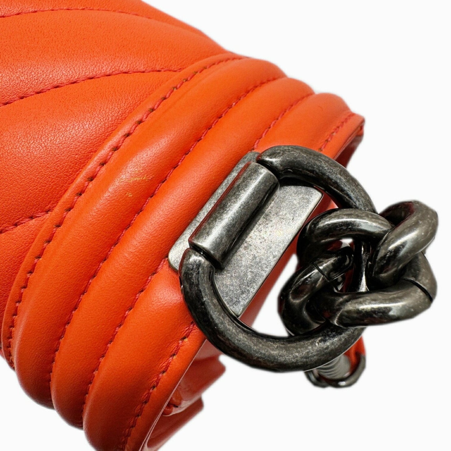 Chanel Boy Chanel Chevron Quilted Lambskin Bag