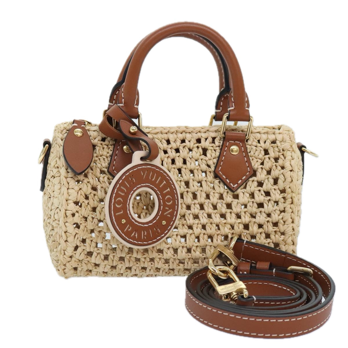 Mini Pochette Straw handbag M81532