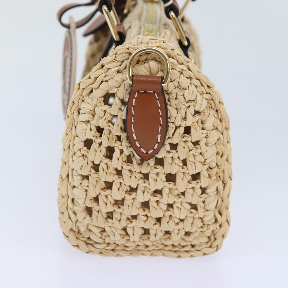 Mini Pochette Straw handbag M81532