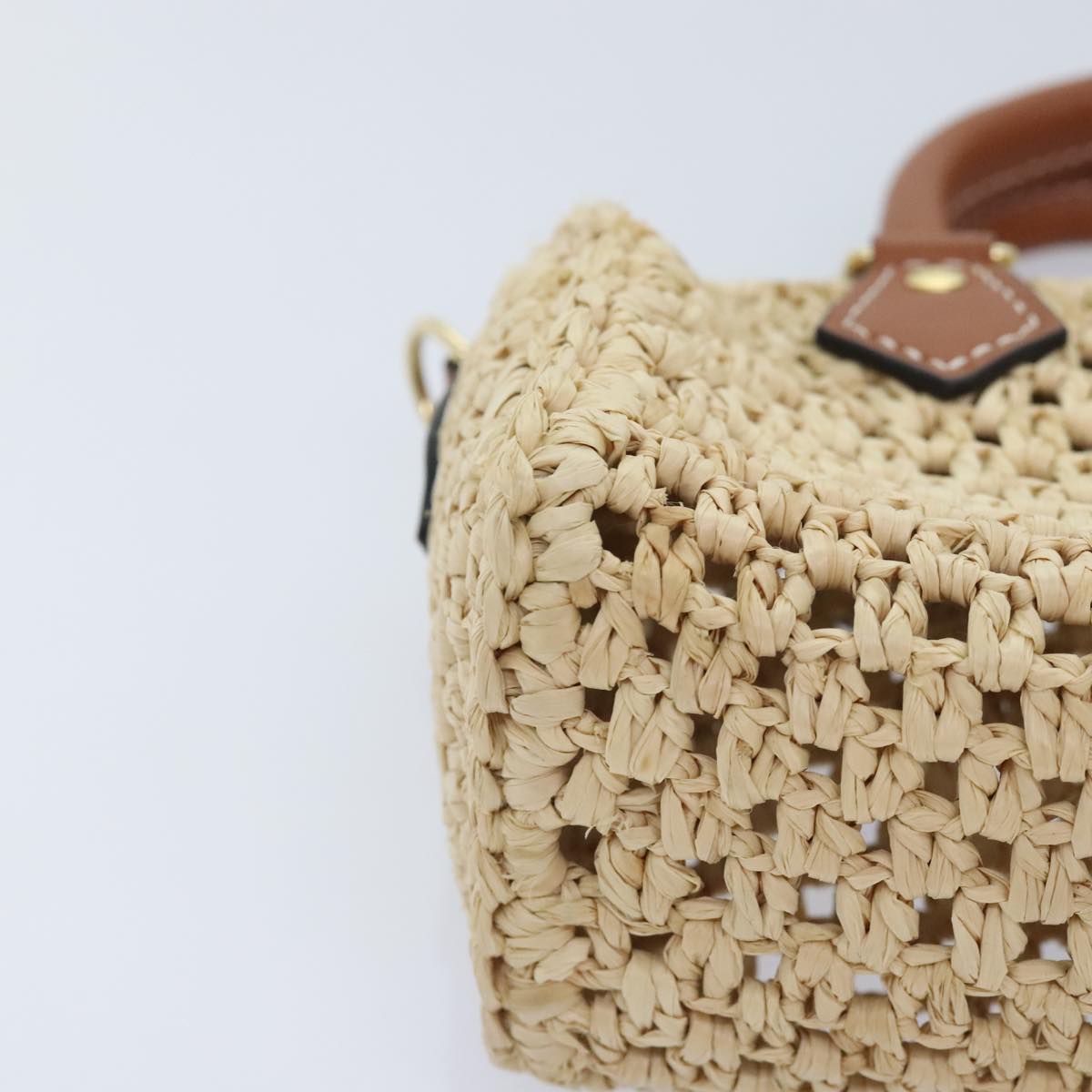 Mini Pochette Straw handbag M81532