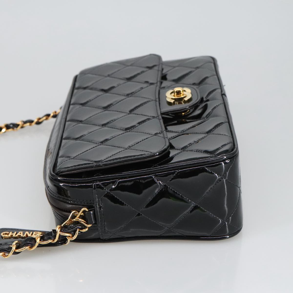 Chanel Classic Flap Patent Leather Bag