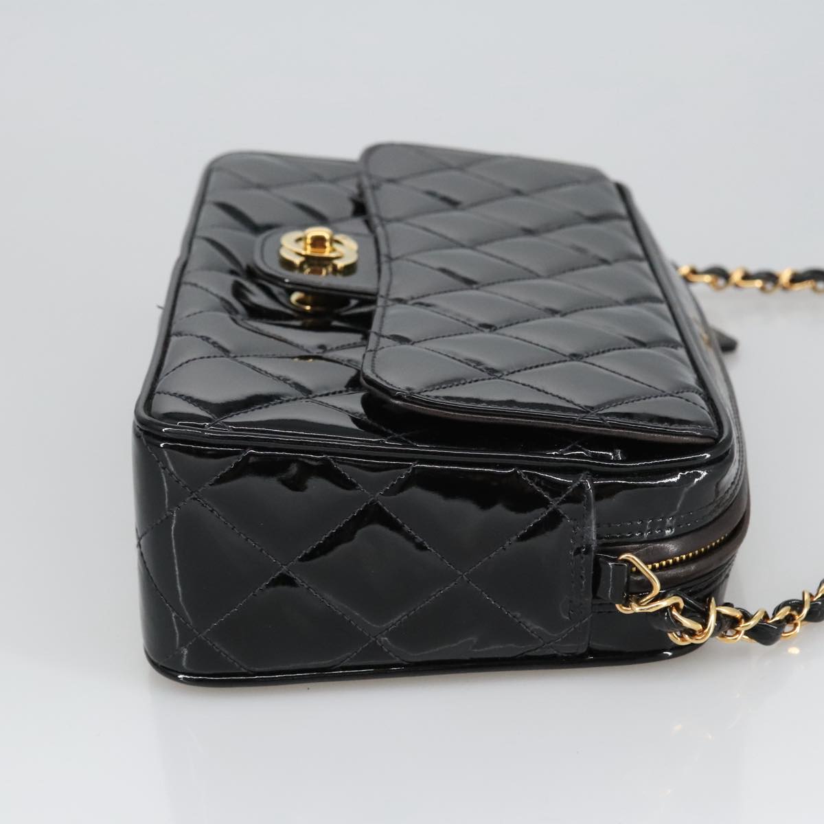 Chanel Classic Flap Patent Leather Bag