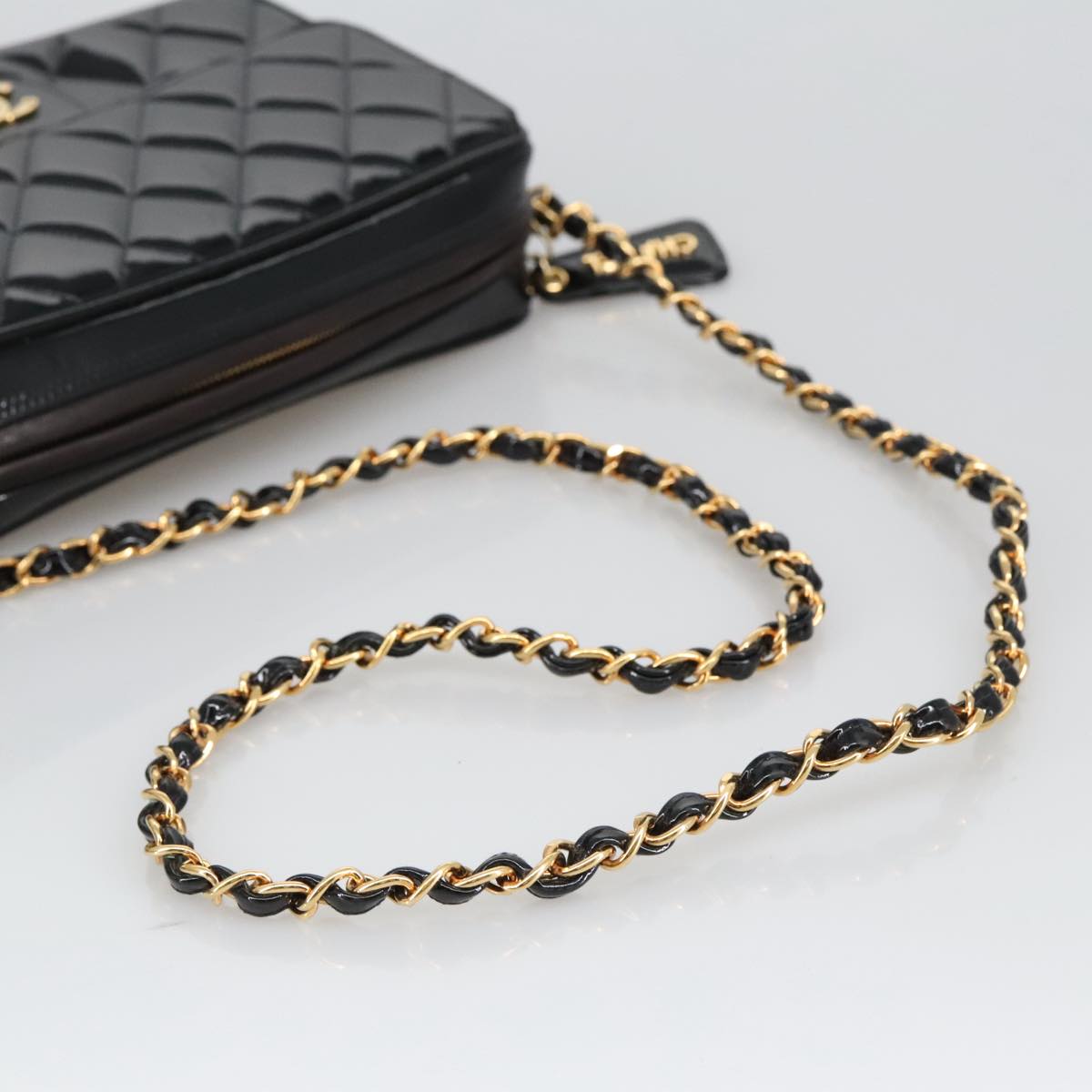 Chanel Classic Flap Patent Leather Bag