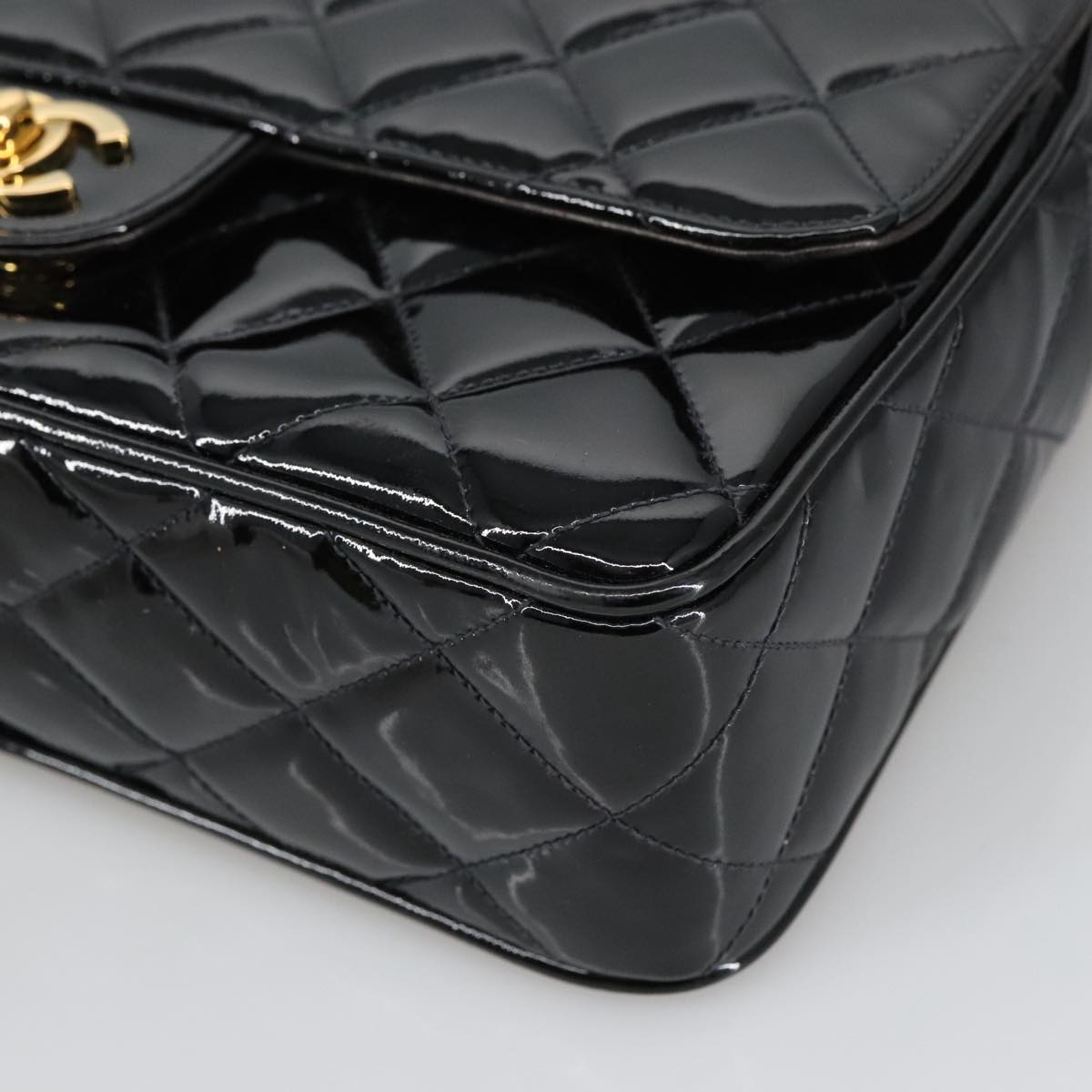 Chanel Classic Flap Patent Leather Bag