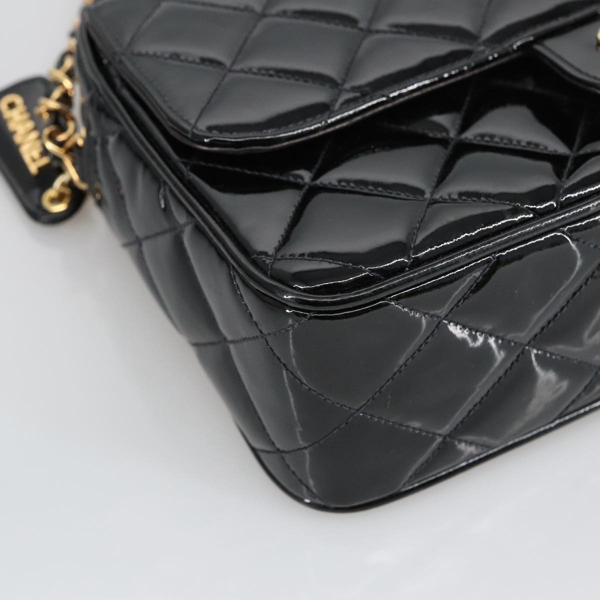 Chanel Classic Flap Patent Leather Bag