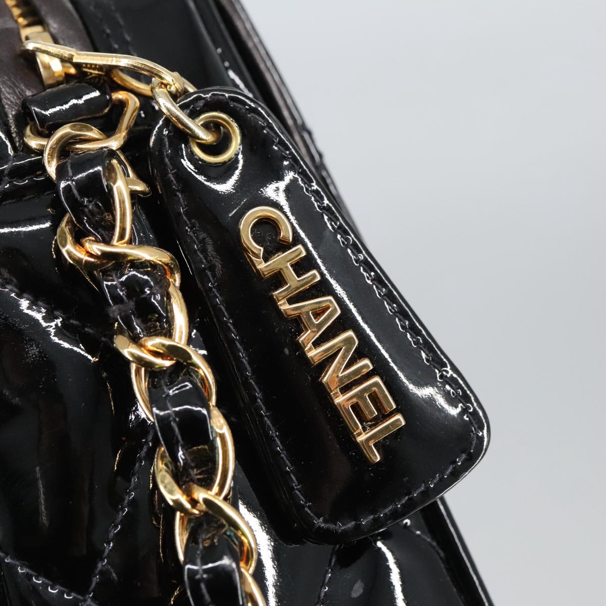 Chanel Classic Flap Patent Leather Bag