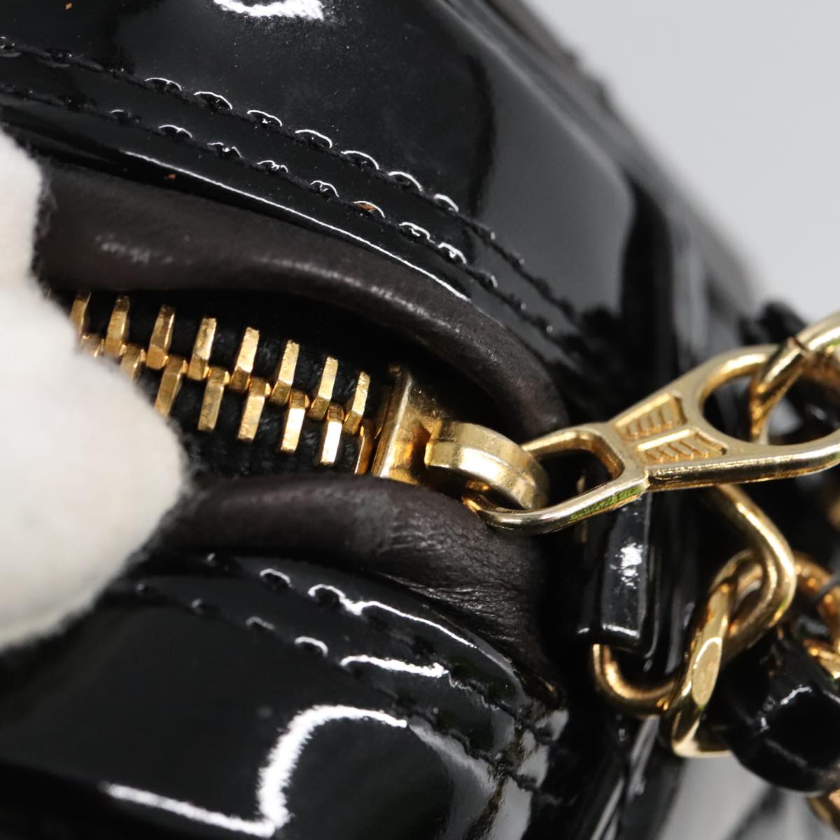 Chanel Classic Flap Patent Leather Bag
