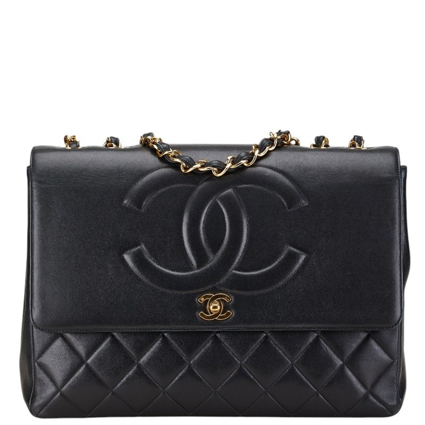 Chanel Classic Flap Jumbo Leather Bag