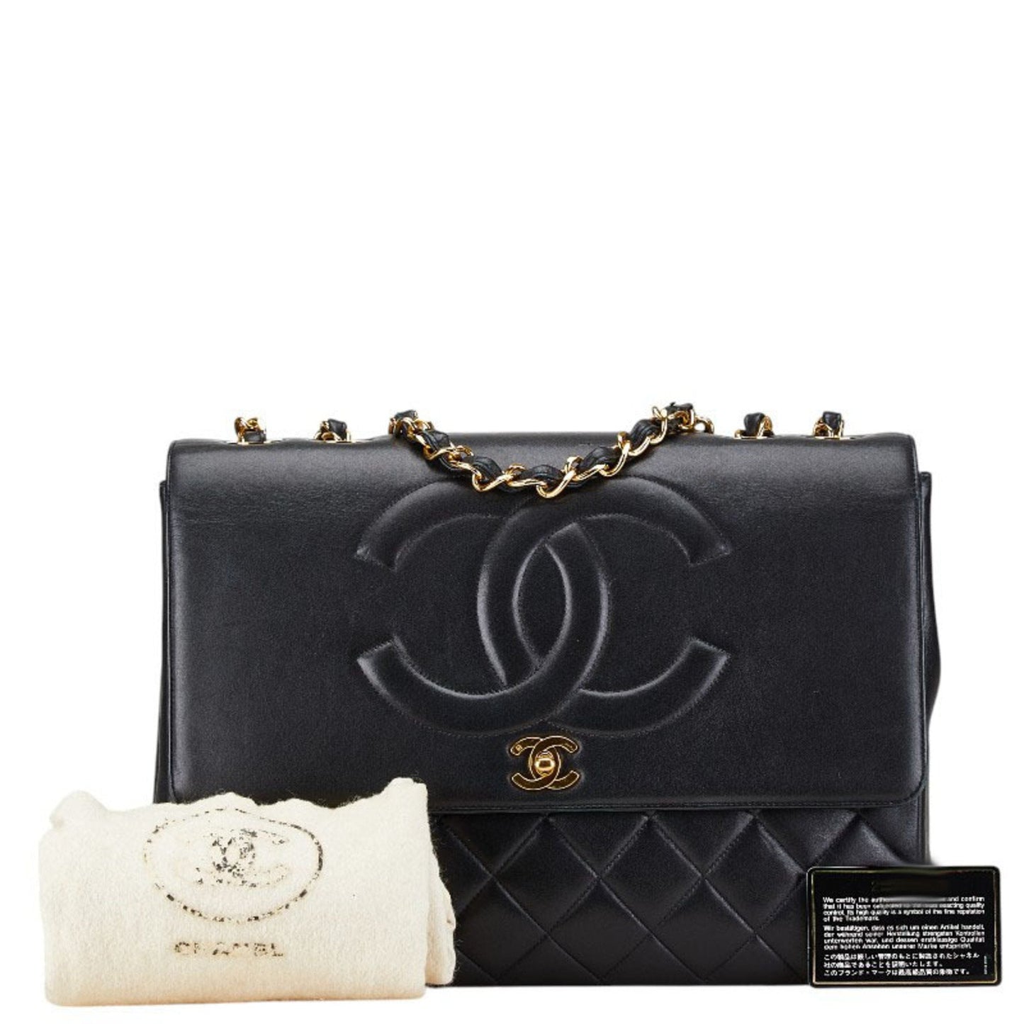 Chanel Classic Flap Jumbo Leather Bag