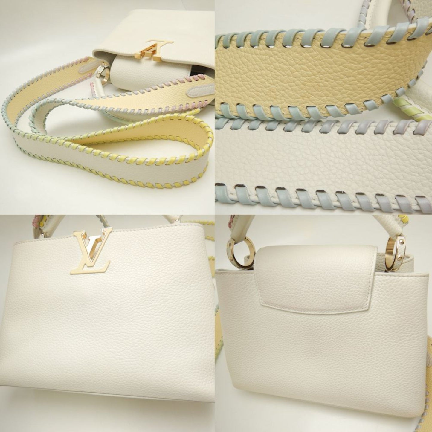 Twist MM Pastel Rainbow Strap handbag