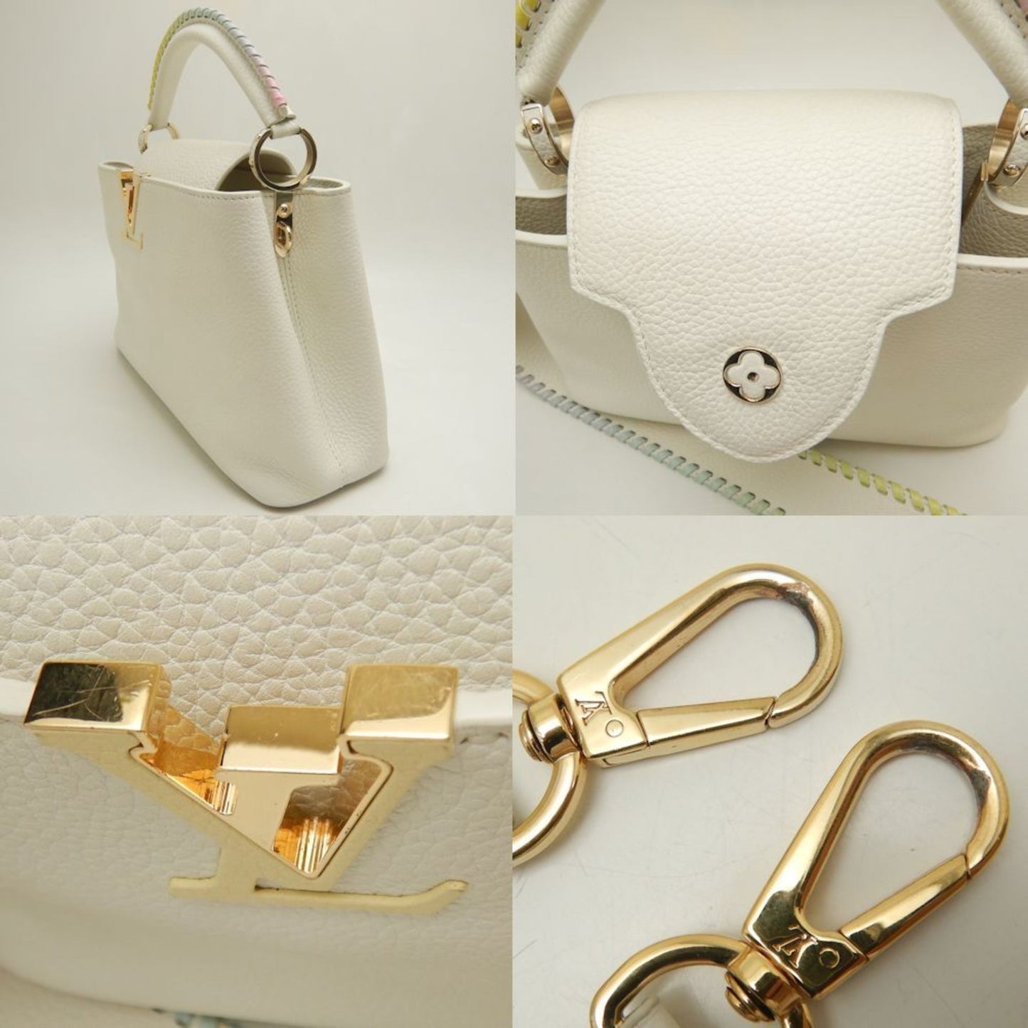 Twist MM Pastel Rainbow Strap handbag