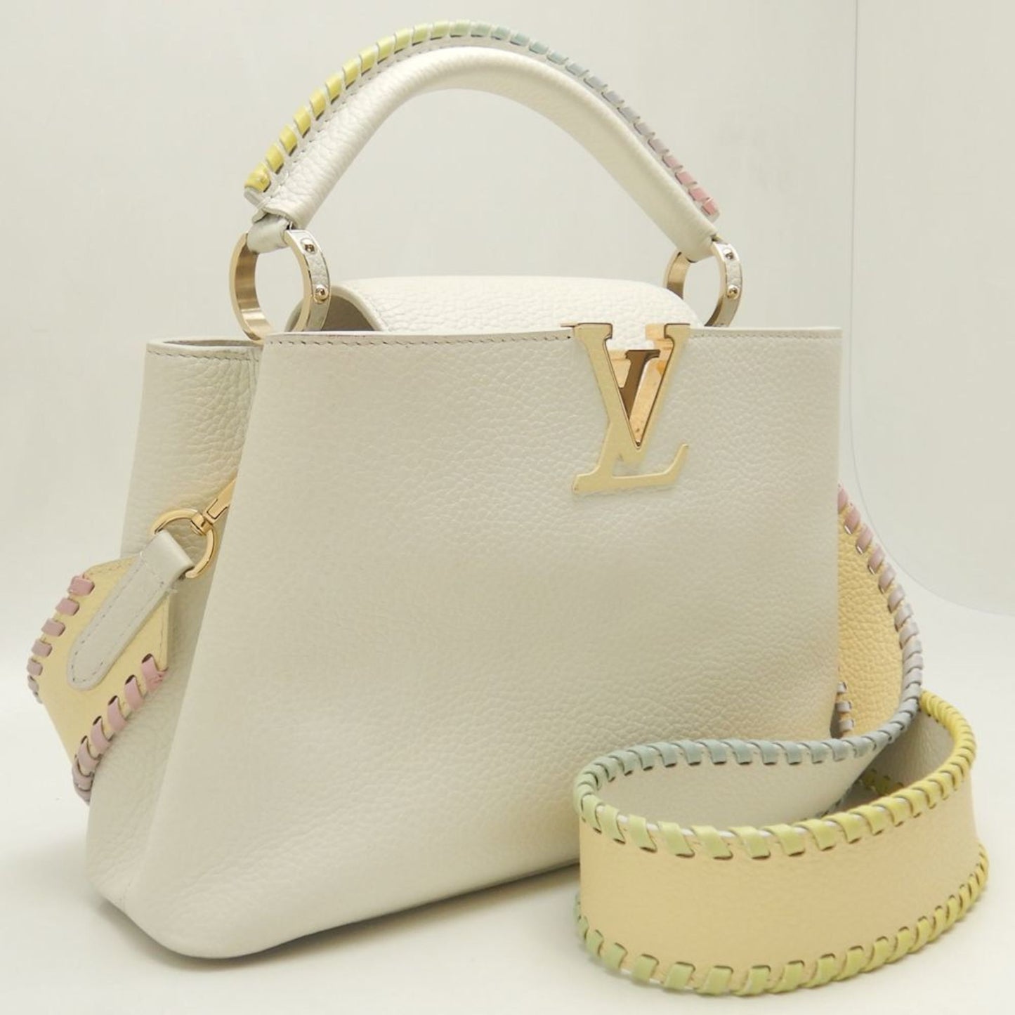 Twist MM Pastel Rainbow Strap handbag