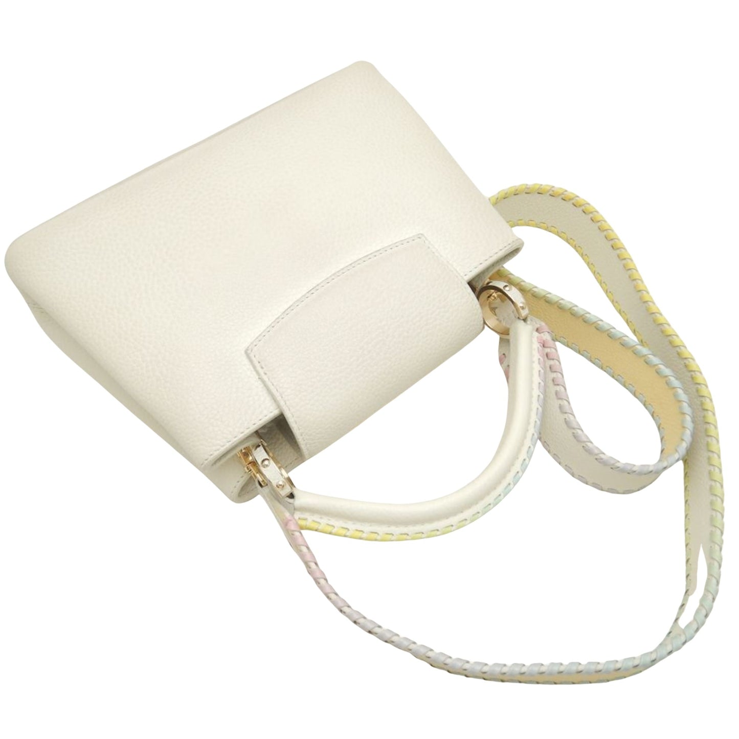 Twist MM Pastel Rainbow Strap handbag