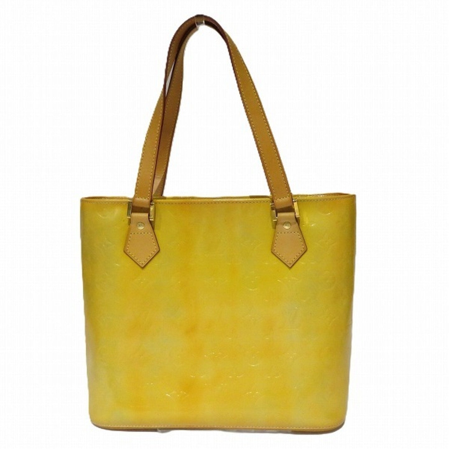 Pochette Monogram Vernis Tote Yellow