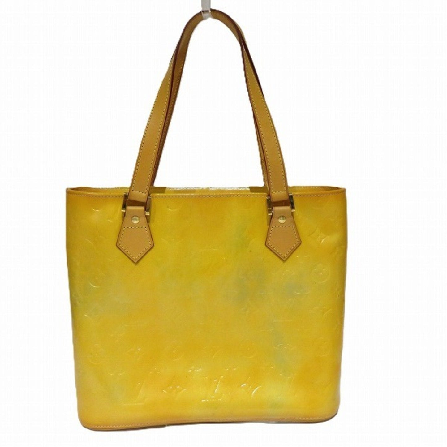 Pochette Monogram Vernis Tote Yellow