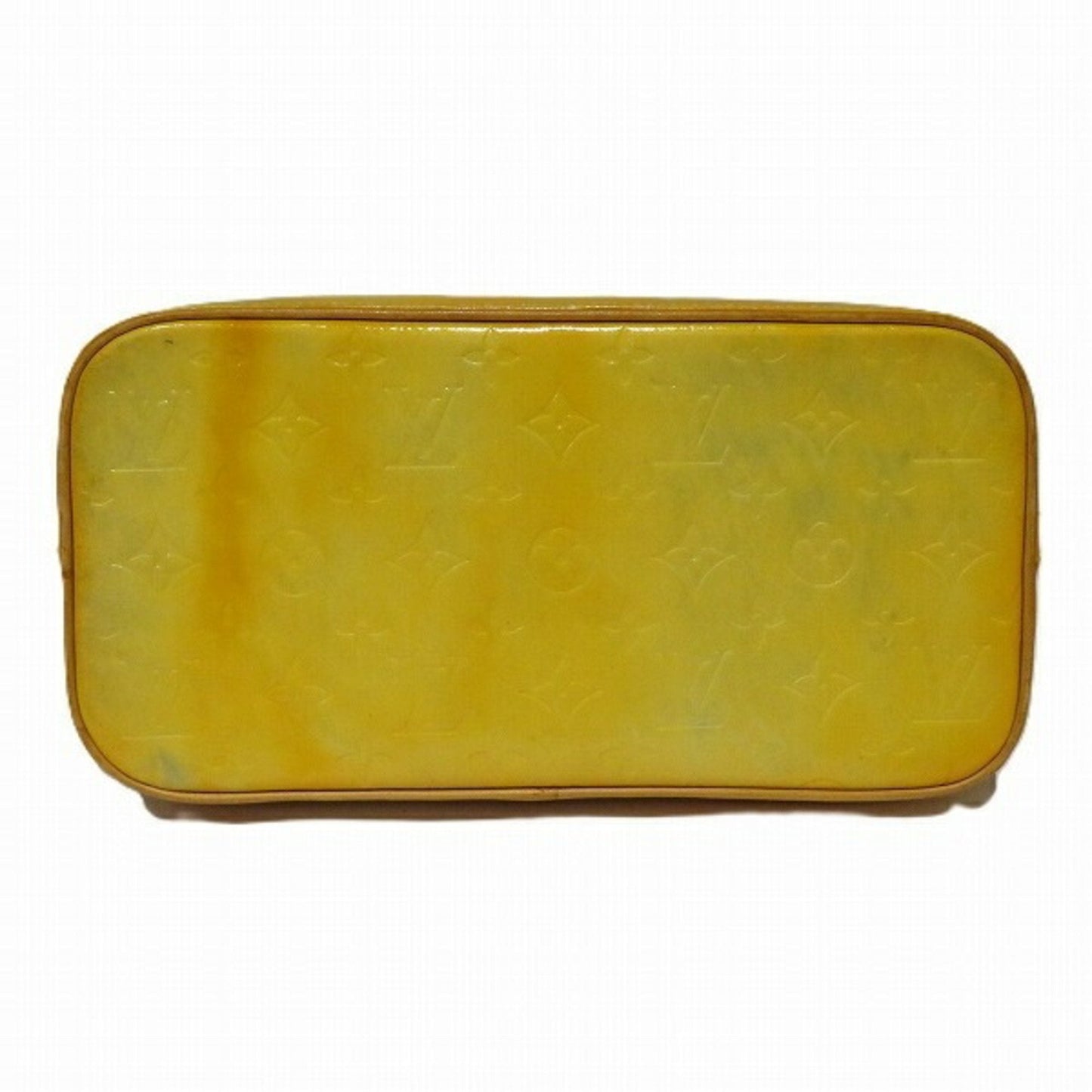 Pochette Monogram Vernis Tote Yellow