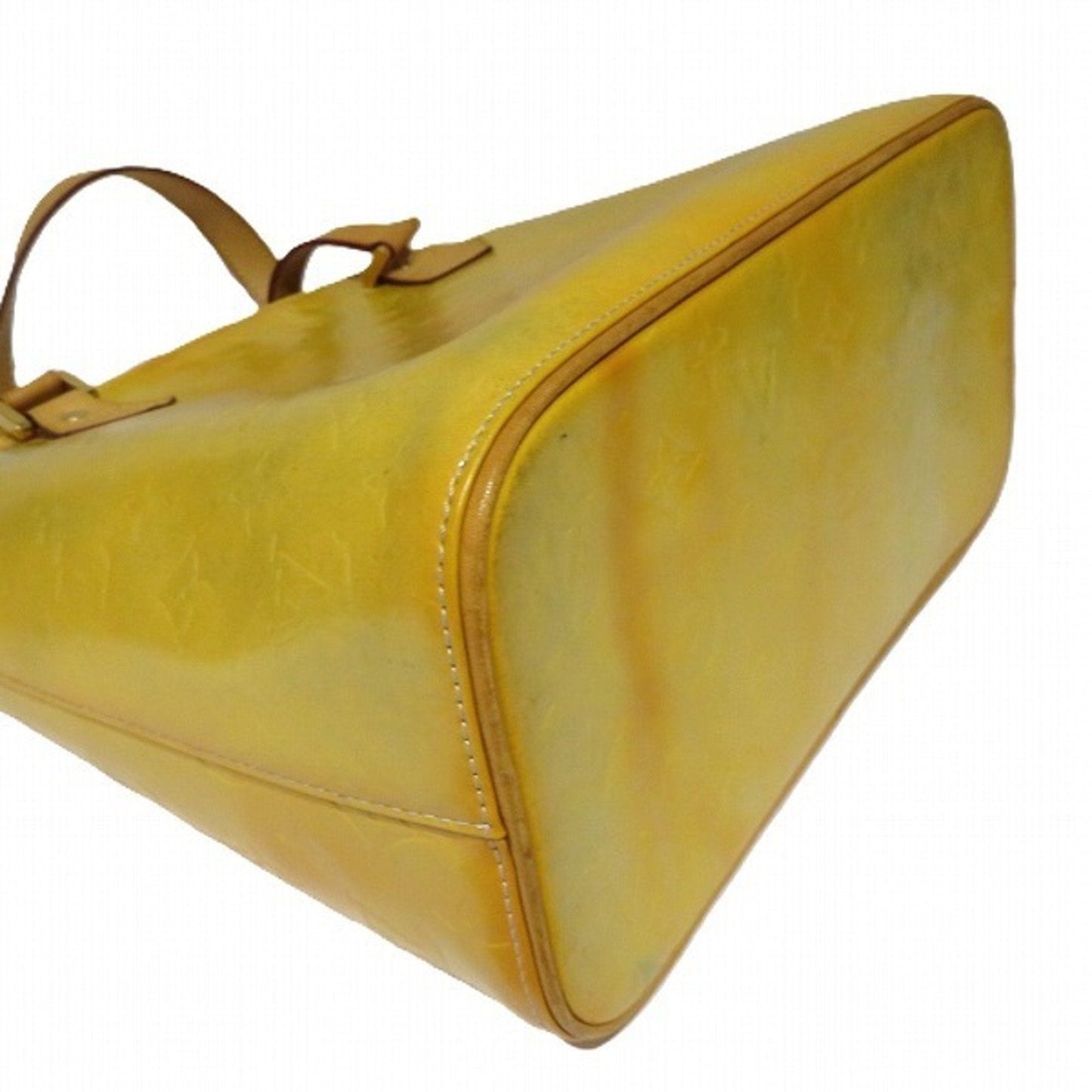 Pochette Monogram Vernis Tote Yellow