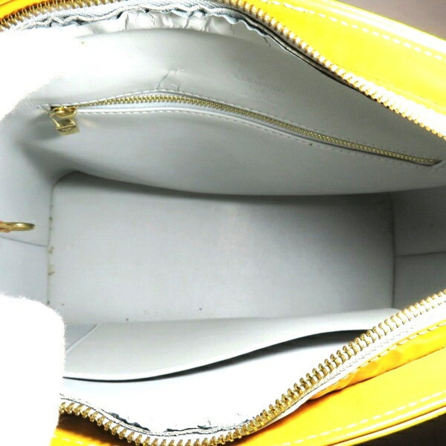 Pochette Monogram Vernis Tote Yellow
