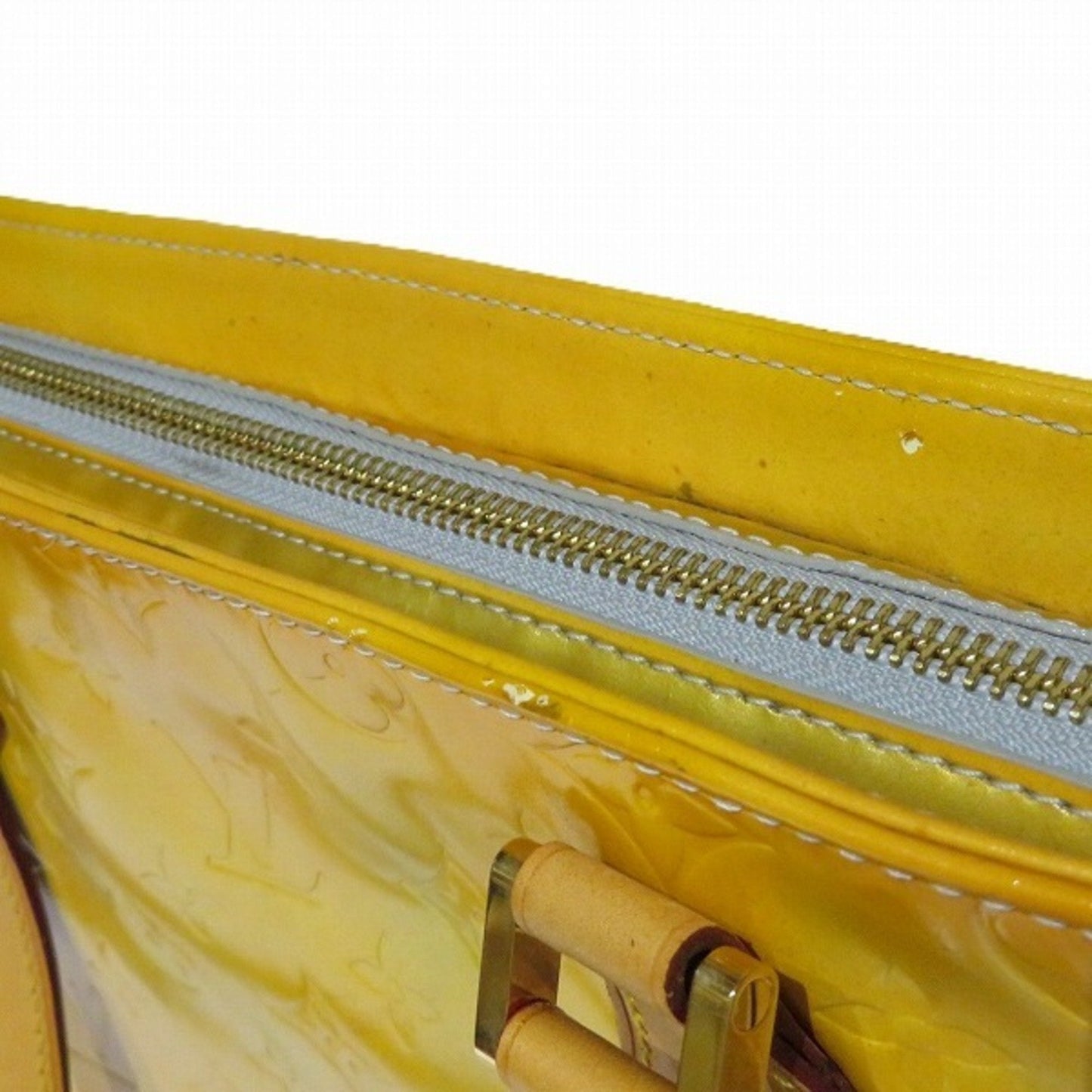 Pochette Monogram Vernis Tote Yellow