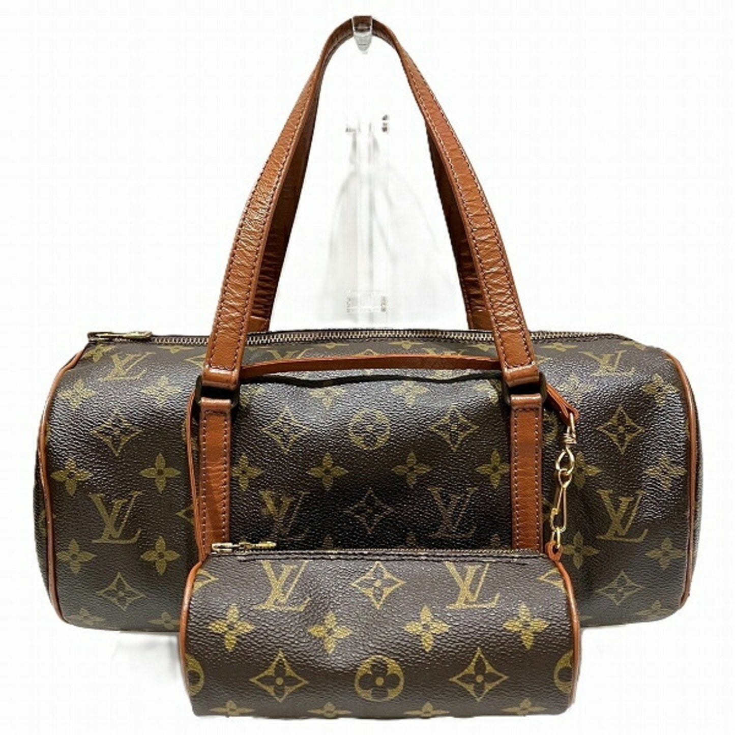 Monogram Canvas Pochette Cylinder Handbag