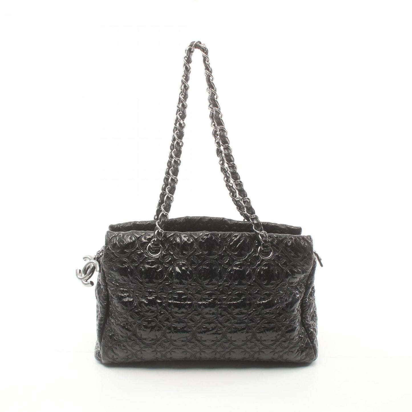 Chanel Quilted Patent Leather Chain Bag